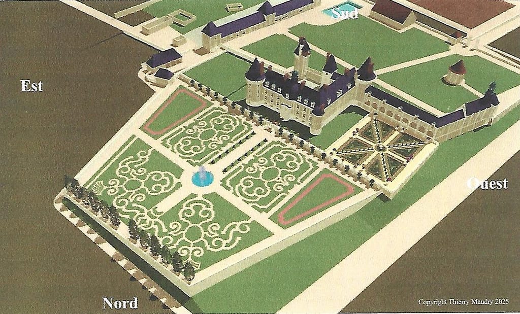 Le domaine des Bordes au XVIIème siècle à Guérigny.