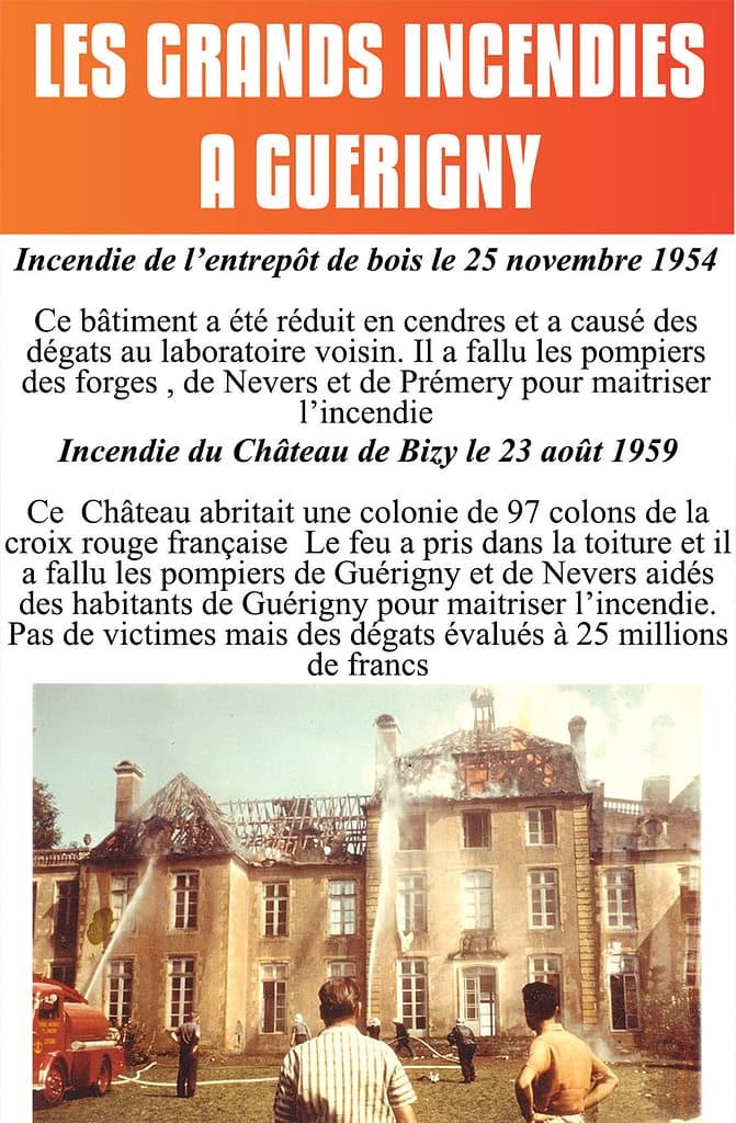 Les grands incendies de Guérigny